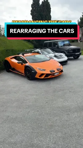 The weekly rearranging of the cars 🤣 This takes a lot longer than it appears