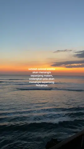 penyesalan memang selalu jadi kejutan.