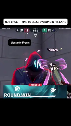 Jinggg trying to bless everone in his match😆❤️#jing #prx #vctpacific #Valorant #vct2024 #jinggg #forsaken #davai #something #mindfreak #fpsgames #dreamwings #valorantbundle #foryou #fyp #cutemoments 