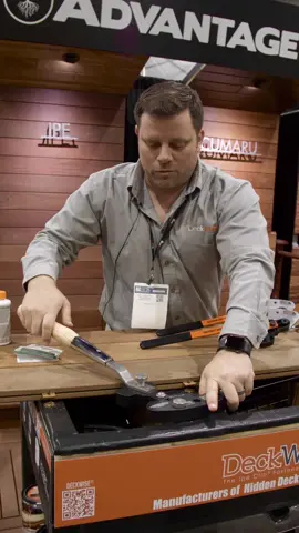 How To Make Deck Installation Faster! #deckbuilding #decking #innovation #construction #tradeshow 
