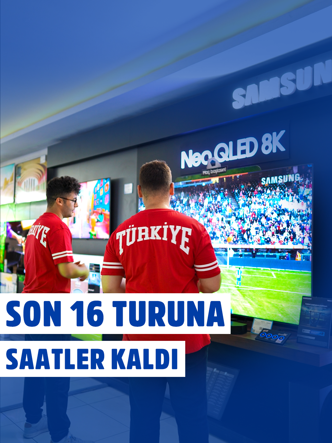 Haydi bizim çocuklar! 🇹🇷 Çeyrek Final yolunda Avusturya karşısında kalbimiz sizinle 💙 #bizimçocuklar #euro2024 #türkiye #çeyrekfinal #türkiyeavusturya #millitakım