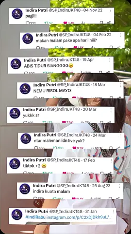 #indirajkt48  H-9 notif yg di tunggu