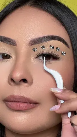 Lash map guide: Doll Eyes 💖 Customize your own perfect lash map with Winks Press On 🥰 #lashmap #dolleyes #pressonlash #ardellbeauty