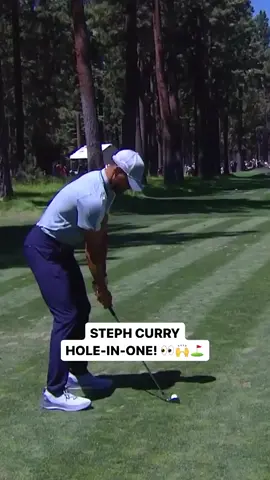 Steph Curry’s hole in one at last year’s American Century Championship STILL lives in our heads rent-free. 🔥