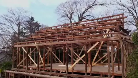 A Japanese house built without a single nail almost 100 years ago.