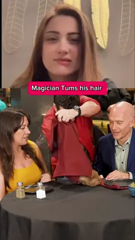 Magician Tums his hair #foryoupage #fypシ゚viral #video #foryou #viralvideo #fyp 
