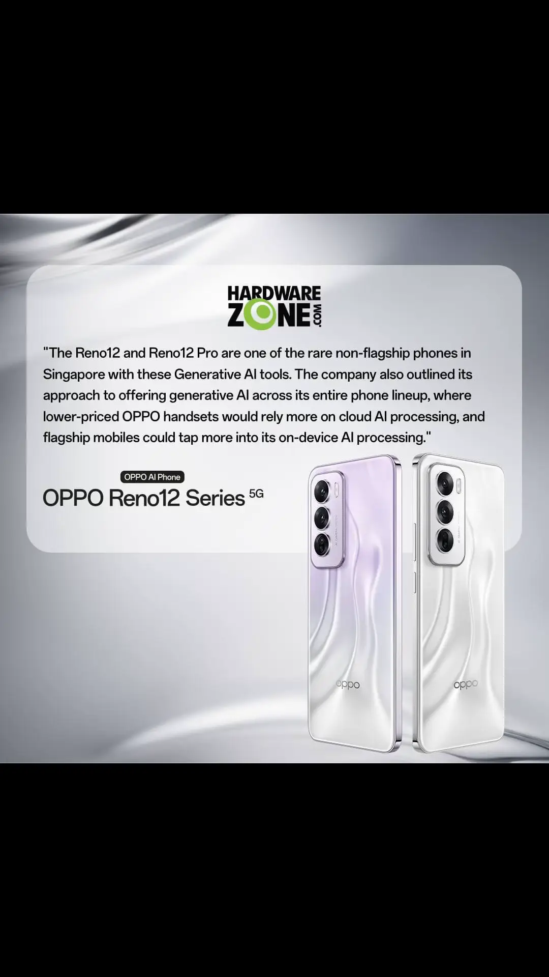 Find out what the experts say about the #OPPOReno12Series Read Hardware Zone’s review 📝 : https://bit.ly/4eEzLd7 #TapIntoAI #OPPOAIPhone