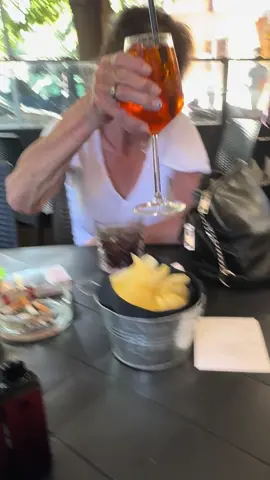 #scottish #mother #firsttime #aperolspritz #italian #holiday mum wasnt a fan if this drink 😂