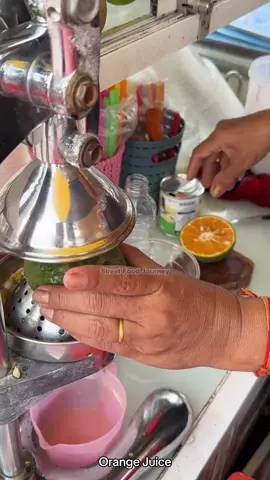 Real Fresh Orange Juice In Phnom Penh Cambodia  #orange #juice #fyp 