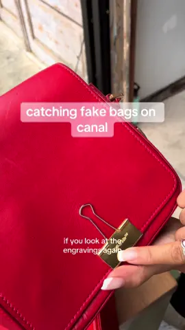 One of our authenticators showing what to look for in #fakebags #canalstreet #newyorkcity #fashiontiktoker 