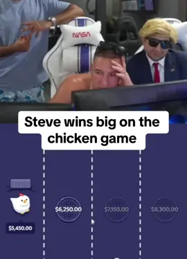 Steve wins big on the chicken game #stevewilldoit #kickstreaming Play now in Roobet
