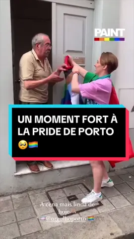 Ce papi voulait lui aussi fêter la Pride et on dirait bien qu’il n’avait jamais pu le faire avant 🥺🏳️‍🌈 #pourtoi #pourvous #lgbtfrance #🏳️‍🌈 #Pride #fyp #fypage #trending #tendance #tiktokacademie #moisdesfiertes #LoveIsLove #porto #gay 