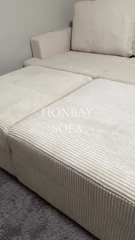 Setup the perfect couch for our extra room🍿🎬⏳ @HONBAY #couch #cloudcouch #sectional #Home #sleepercouch #aesthetic #thatgirl #aestheticedits #neutralaesthetic #trending #neutralhome #honbay #homeimprovement #viral #guestbedroom #bedroom #cozy #cozyhome #minimal #upgrade #satisfying #fyp #oddlysatisfying #foryou #modularcouch #foryoupage #aestheticvideos #Lifestyle  