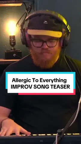 Allergic To Everything | IMPROV SONG TEASER #improv #song #allergies #musicalmonday #improvbroadway 