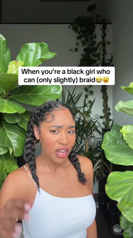 Not me laying my edges (meanwhile the back is lookin CRAZY😫🤣🤣)! Unfortunately I wasnt blessed to be able to braid!😭😭😢 lol #braids #blackgirl #blackgirltok #blackgirlhair #naturalhair #curlyhairtutorial #braidstyles #cornrows #dutchbraids #curlyhairproblems #blackgirlproblems 