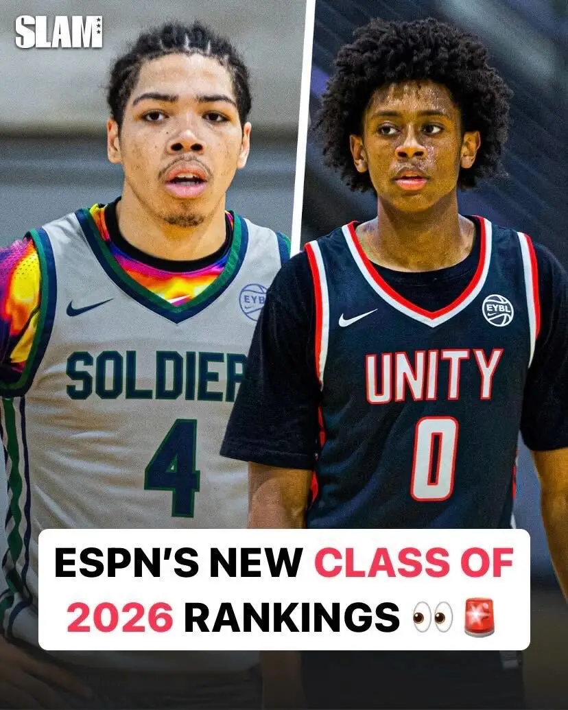 Thoughts on ESPN’s latest junior rankings ⁉️👀 #slamhs #hshoops #tyranstokes #alijaharenas #basketball #rankings 