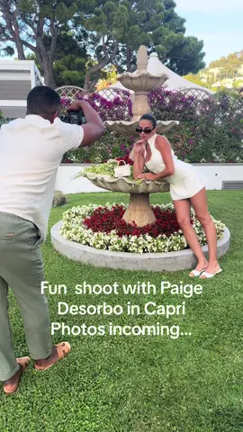 @Paige DeSorbo in Capri . A little fun euro shoot with Paige . #paigedesorbo #eurosummer #photoshoot#capri
