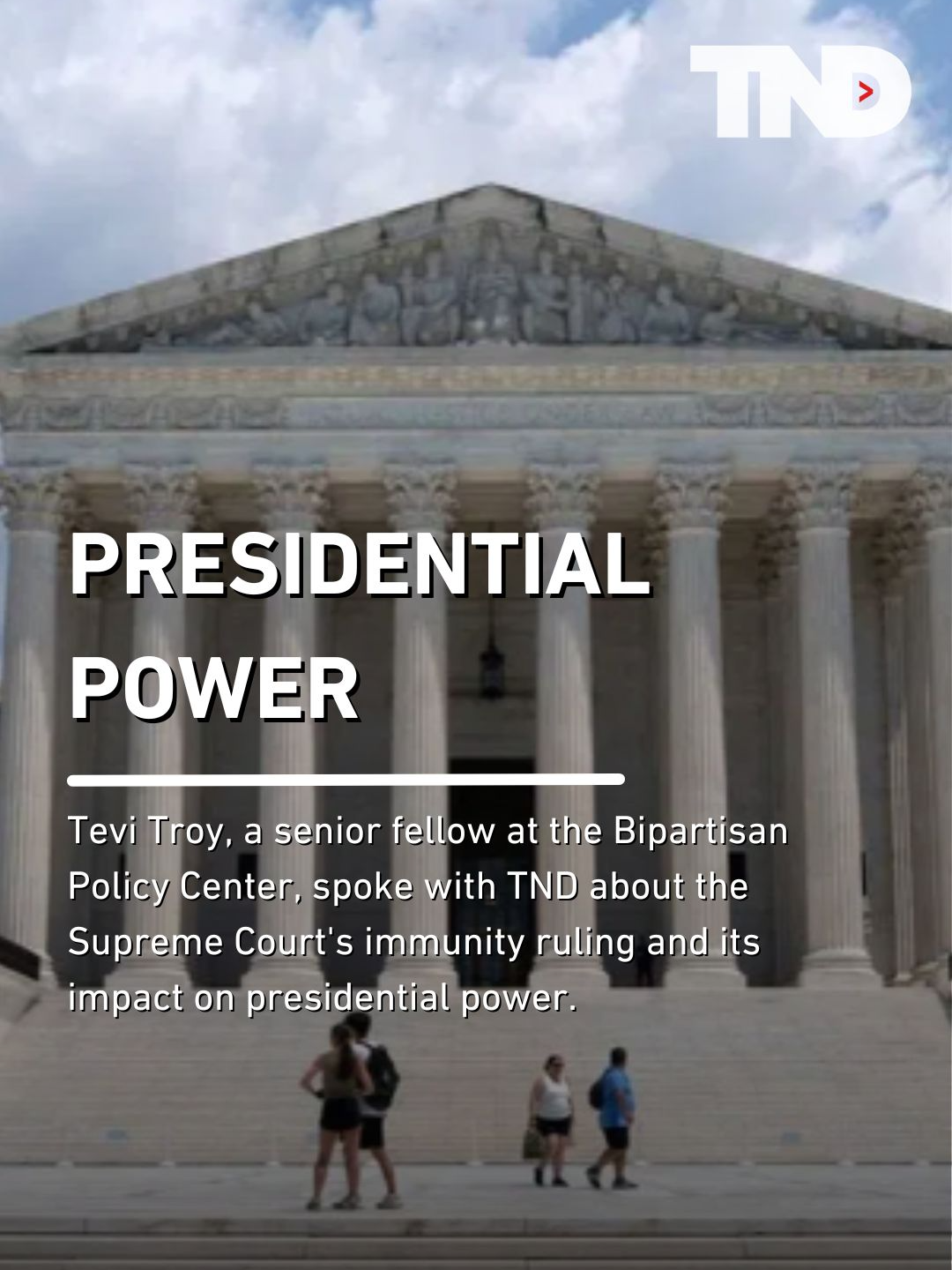 Tevi Troy, a senior fellow at the Bipartisan Policy Center, spoke with TND about the Supreme Court's immunity ruling and its impact on presidential power. 🔗 in bio for full interview #supremecourt #presidentialimmunity #biden #donaldtrump #2024election