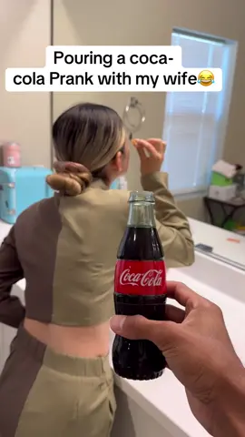 Pouring a coca-cola Prank with my wife 😂 #cocacolaprank #NBCN 