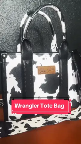 Wrangler Tote Bag Cow Print #wranglertotebag #cowprint #totebagaesthetic #creatorsearchinsights #wrangler @topplanet_lifestyle  