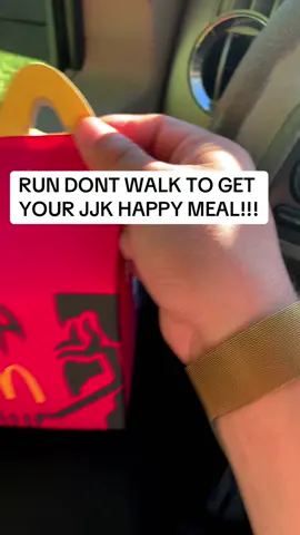 Run dont walk to get your jjk happy meal #jjk #jujutsukaisen #jjkhappymeal #jjkxmcdonalds #weebtiktok #gojosatoru #yujiitadori #chosojujutsukaisen #animefyp #animemerch 