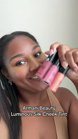 loving these pigmented cheek tints by @Armani beauty! should i do a sunset look next?  @sephora  #blackgirlmakeuptutorial #blushtrend #fypシ゚viral #giftedbyarmani #armanibeauty #microinfluencer 