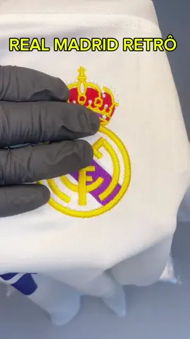 Camisa Real Madrid Retrô 96/97 gostaria de ter essa relíquia👑? comente quero e receba o link  🔥#camiseta #confortable #futebol #cristianoronaldo 