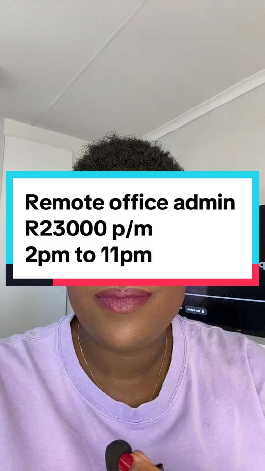 Work from home office admin job in South Africa #SAMA28 #tiktoksouthafrica #southafrica #tiktoksa #lynnfitho #entryleveljobs #jobshiringnowinsouthafrica #customerservice #virtualassistant 