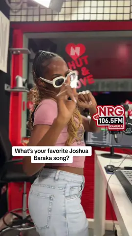 What’s your favorite @Joshua Baraka song?🎶😉 🎥 : @Prim Asiimwe @Dj Beats UG @Eka @bigboyshaque  #NRGRadioUG || #NRGBreakFastClubUG 