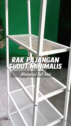 Rak sudut minimalis #raksudut #rakpajangan #rakbesi #raksusun #rakserbaguna 
