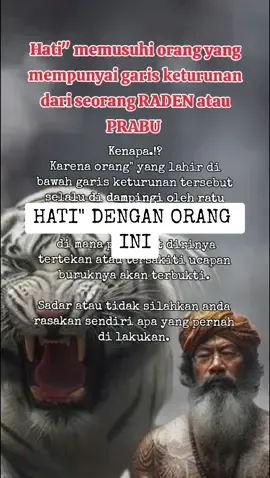 Ciri ciri orang yang mempunyai garis keturunan dari leluhur RADEN ATAU PRABU #raden #prabu #khodamleluhur #khodamsakti #khodam #fyp #paranormal #dunialain #harimauputih #kibojongkulon 