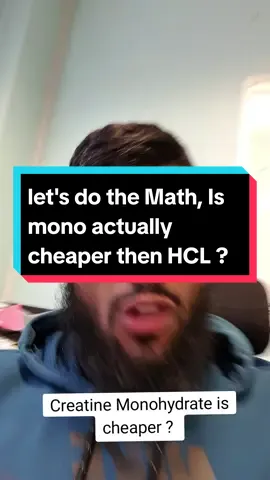dont be fooled #creatine #maths 