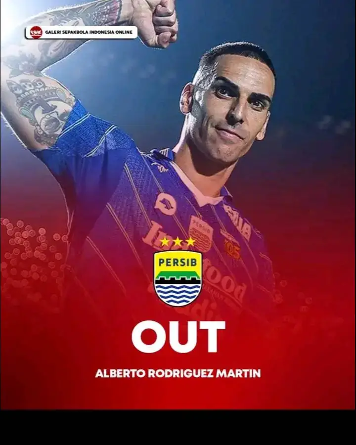 Bek asal Spanyol, Alberto Rodriguez resmi berpisah dengan Persib Bandung. Sebelumnya, dirinya berhasil membawa Persib juara Liga 1 23/24. Dirinya dirumorkan akan berlabuh ke klub India. #fyp #football #albertorodriguezmartin #persib #bobotoh #viral 