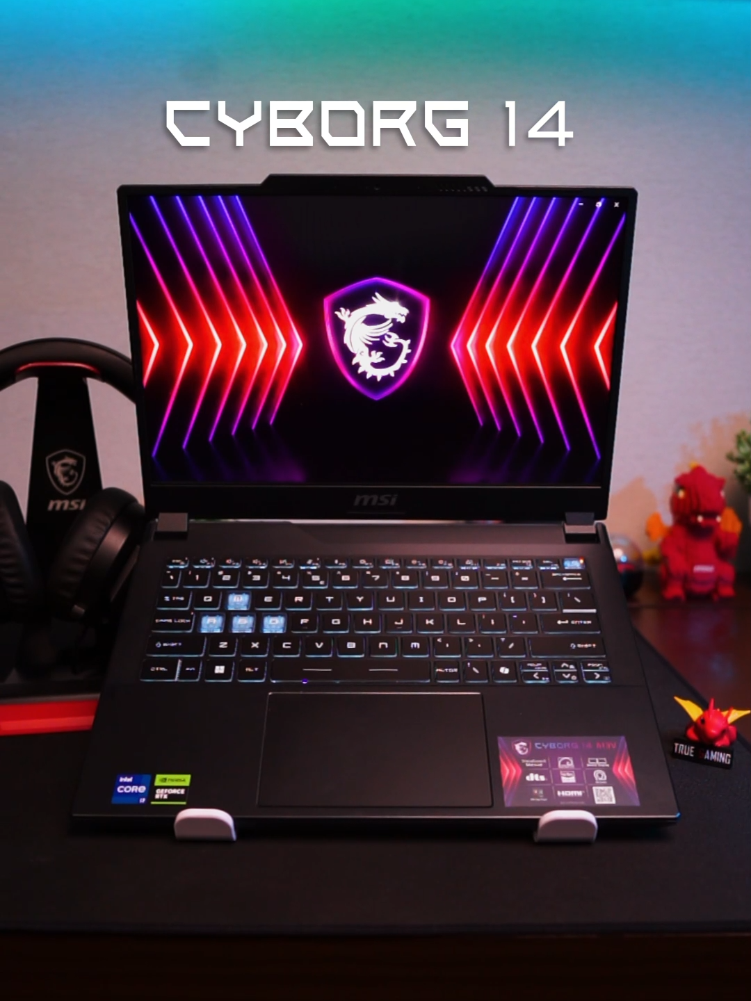 Mau buat pekerjaan berat tapi kecil? Ini dia Cyborg 14! #MSI #LaptopGaming #MSICyborg