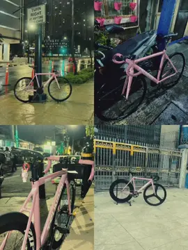 Beautiful 🎀🫣#tsunami #bike #pink #fixedgear #fixie 