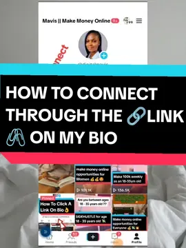 WATCH TILL THE END ‼️  here's a short tutorial on how to use a l!nk in Bio. #makemoneyonlinefromhome #sidehustle #explore #remotejobs #fyp 