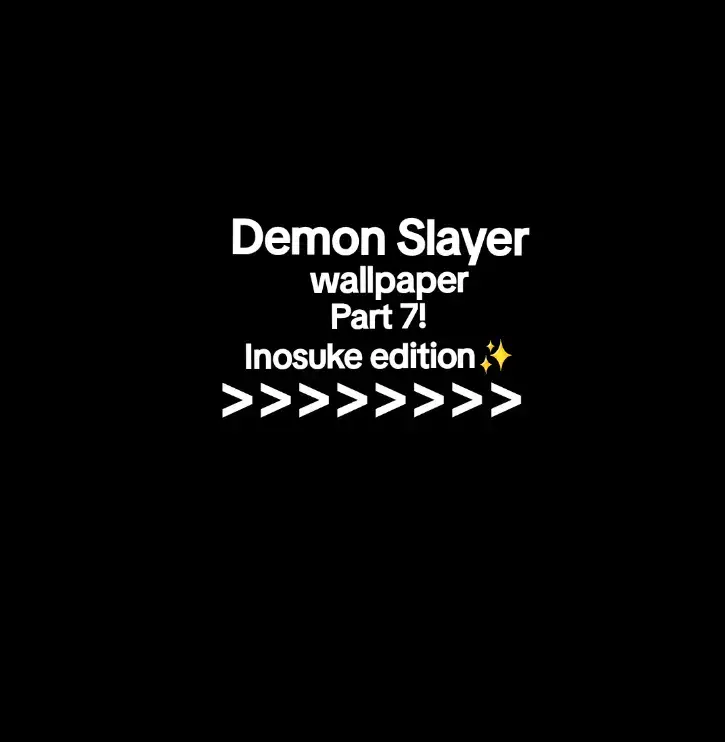 Demon slayer wallpaper part 7 inosuke edition:) #demonslayer #inosuke #wallpaper #fyp #fy 