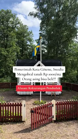 Penduduk kota Götene hanya 5.000 jiwa atau setara penduduk di satu RT di Kecamatan Jonggol (sepertinya :D) #sweden #swedia #faktaswedia 