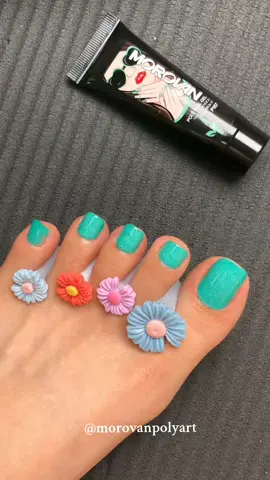 These are really my own feet, not rubber feet. #nailart #nailsvideotutorial #nailsalon #morovannails #polygel #polygelnails #nailobsession #diynails #nailobsession #nails💅 #nail#fyp#toenail #feetcare #feetnails 