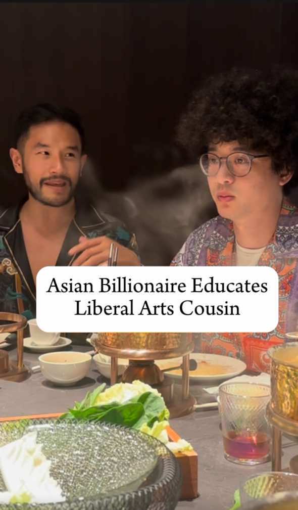 Asian Billionaire Educates Liberal Arts Cousin@Ben | The Smiling Afro 