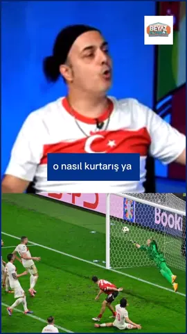 “O NASIL KURTARIŞ YA!”Ali Ece, dün oynanan Türkiye-Avusturya maçından sonra Mert’in son saniye çıkardığı top hakkında Mert’e övgüler yağdırdı.Ünlü kalecilerin böyle kurtarışı olmadığından bahseden Ali Ece turnuvanın en iyi 10 kurtarışı içinde olacağınıda #beyazfutbol #derinfutbol #fyp #keşfet #sinanengin #ahmetçakar #abdülkerimdurmaz #rasimozankütahyalı #ertemşener 