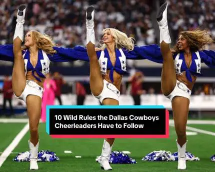 Thanks to ‘America’s Sweethearts: #DallasCowboys Cheerleaders’ on Netflix, we now know that the #DCC has some ridiculous rules, some of which are pretty appalling by today’s standards (see: #9). 😒 #cheerleading #thunderstruck 