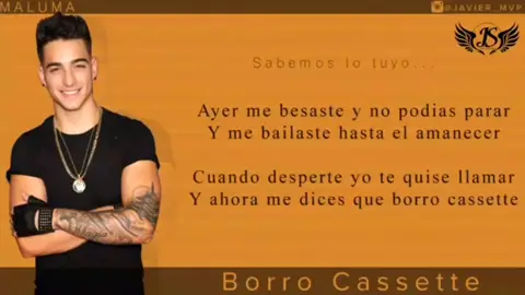 borro casette ✨  #fyp #music #amor #maluma #greenscreen #viralvideo #viral #paratii 