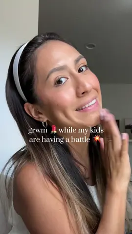 Get ready with me while my kids are going wild in the background😂  @Anastasia Beverly Hills @Olive & June @First Aid Beauty @La Roche-Posay @Rare Beauty @Kosas @Sol de Janeiro @Supergoop #beautyroutine #mombeauty #momlife #boymom #grwm #getreadywithme #rarebeauty #oliveandjune #firstaidbeauty #kosas #supergoop 