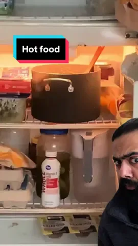 Hot food in fridge @Barstool Sports 