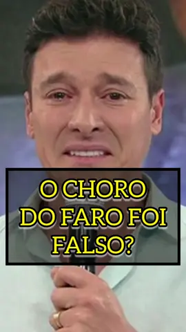 Quem aí não lembra do polêmico choro do Rodrigo Faro na época do acid3nt3 do Gugu Liberatto? As câmeras flagraram o apresentador da Record TV perguntando como estava a audiência após  #tv #programa #famosos 