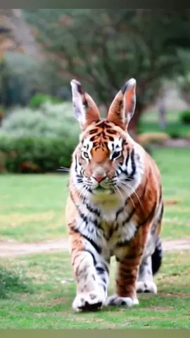 Tiger fake 😂😂#pet #tiger 