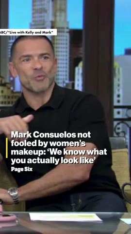 #MarkConsuelos isn’t fooled by women’s makeup. 😳