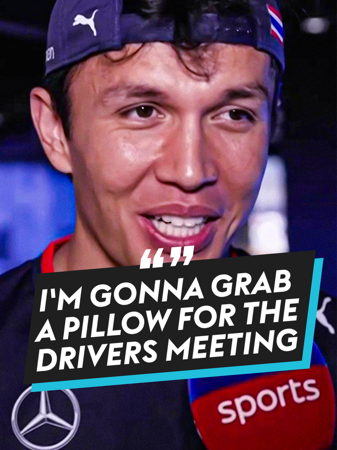 Alex Albon reacts to the collision between Lando Norris and Max Verstappen at the Austrian Grand Prix last week #skysportsnews #skysports #alexalbon #formula1 #maxverstappen