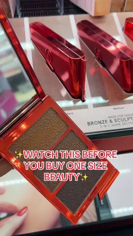 One size beauty bronzer trio is on SALE 🔥 #onesize  #onesizebeauty #onesizebronzer #mediumdarktrio #makeup #bronzer #makeupfinds #beautyfinds #beauty #tiktokshopfinds #tiktokshopsummersale 